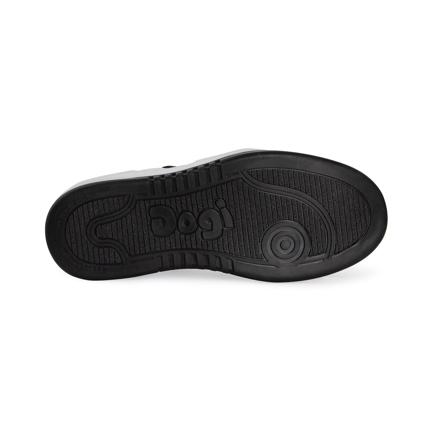 Tenis Piel Blanco Negro Aries 10002