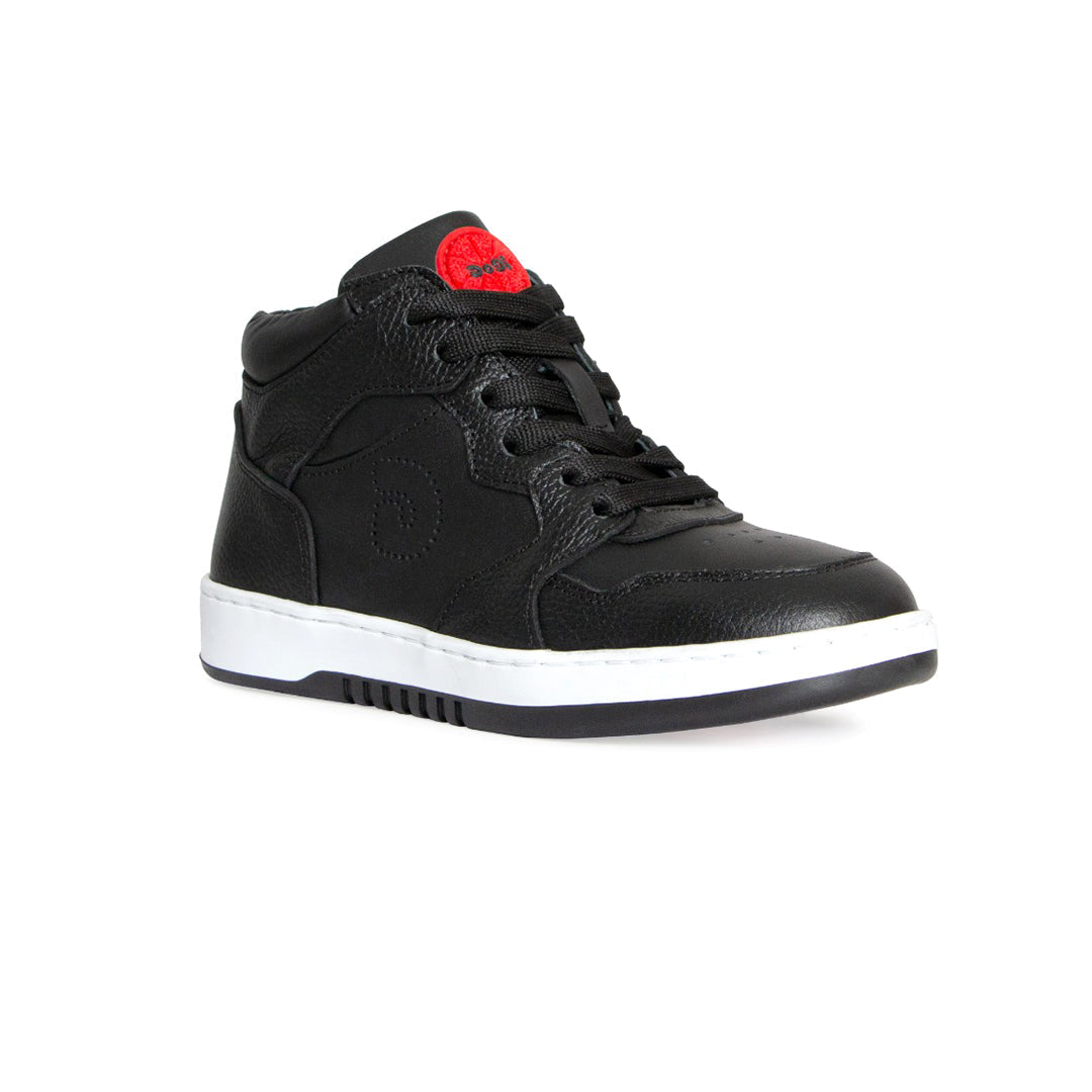 Tenis Piel Negro Aries 10008