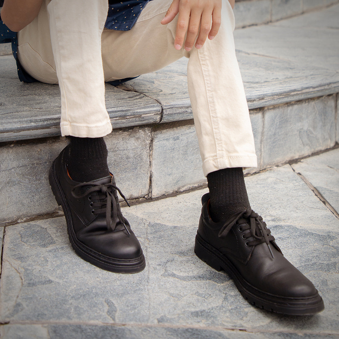 Zapato Piel Negro Enzo 9703