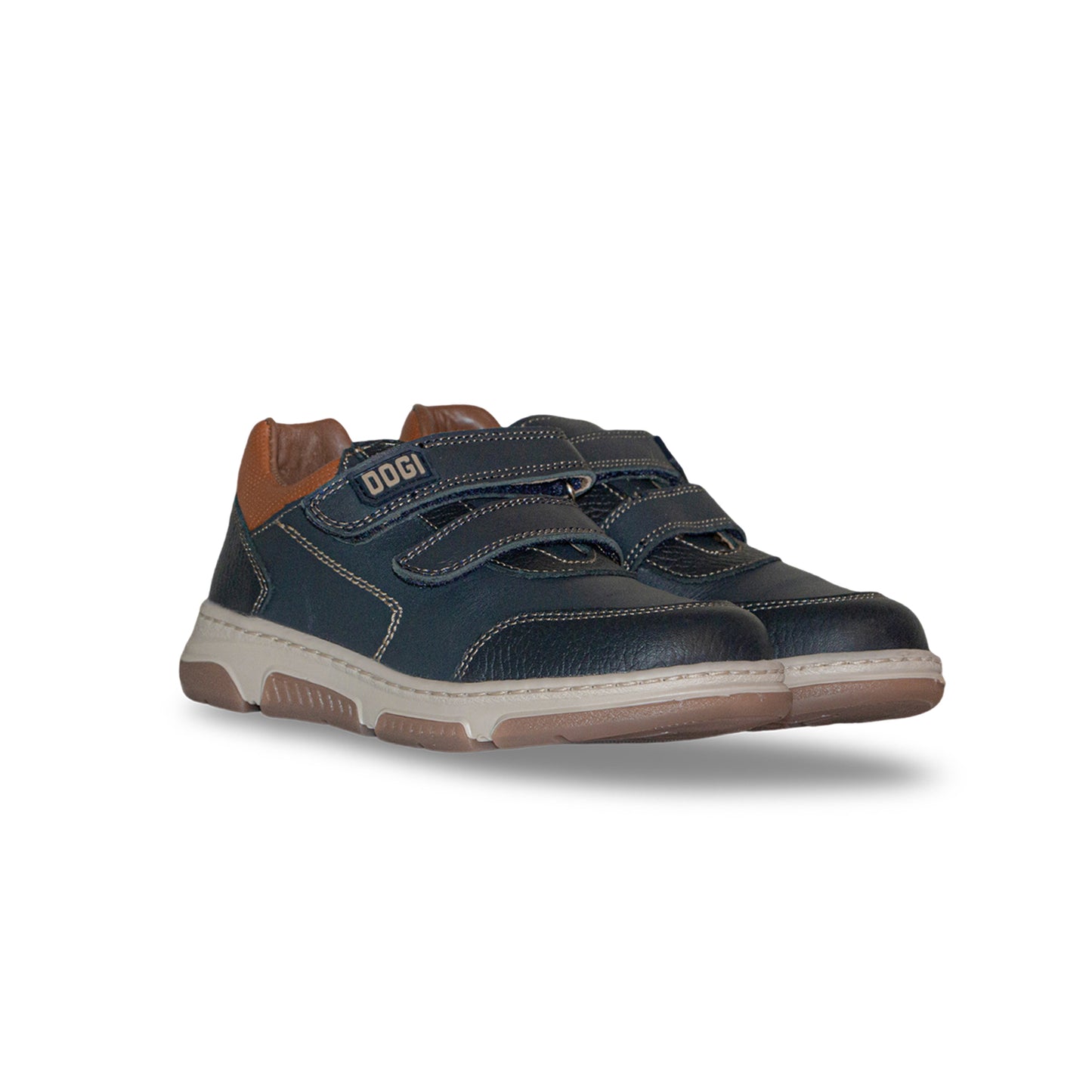 Zapato Piel Azul Strong 6340