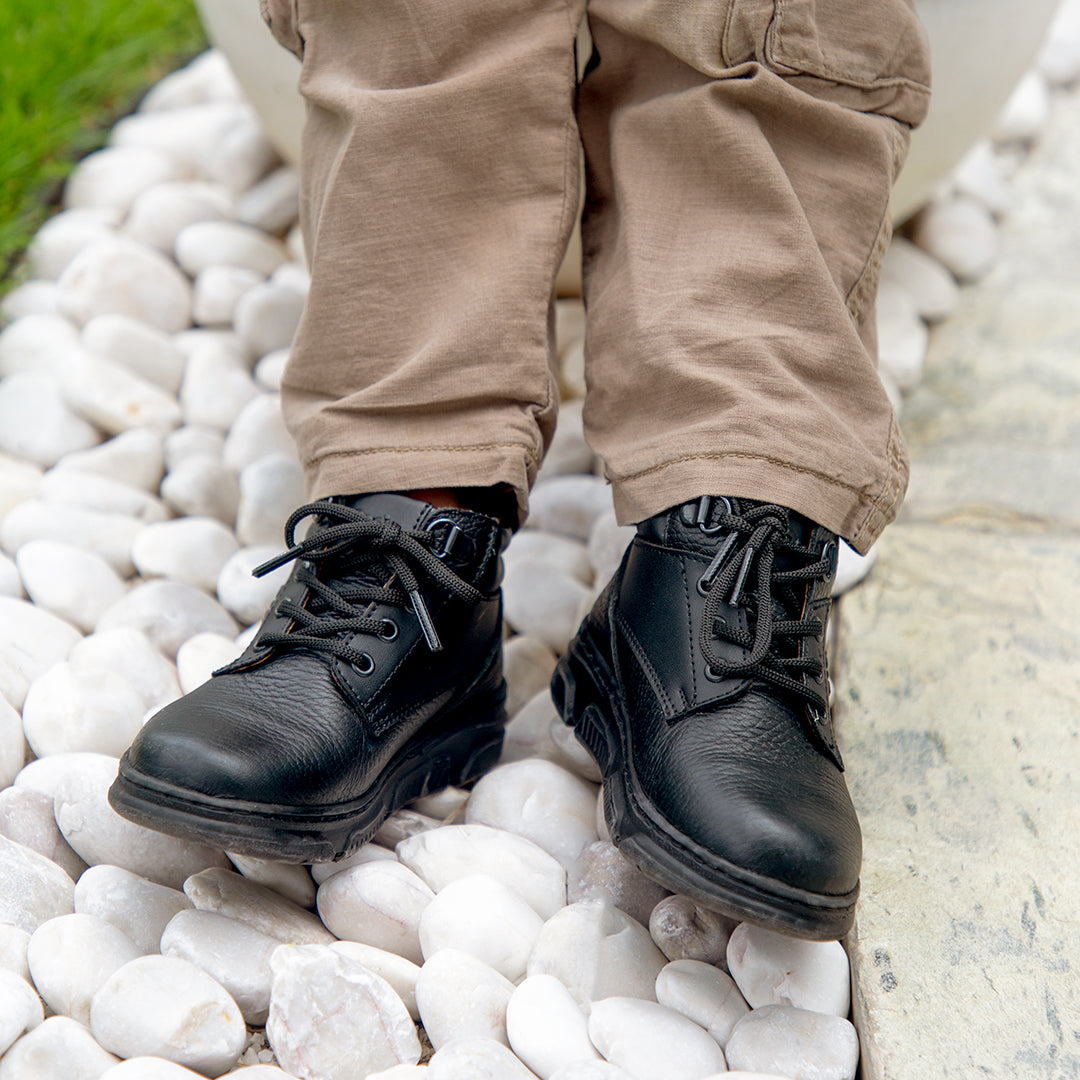 Botín Piel Negro Strong 6320