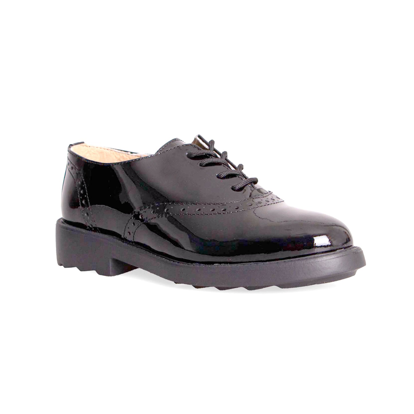 Zapato Escolar Casual - Fredha 804 Charol Negro