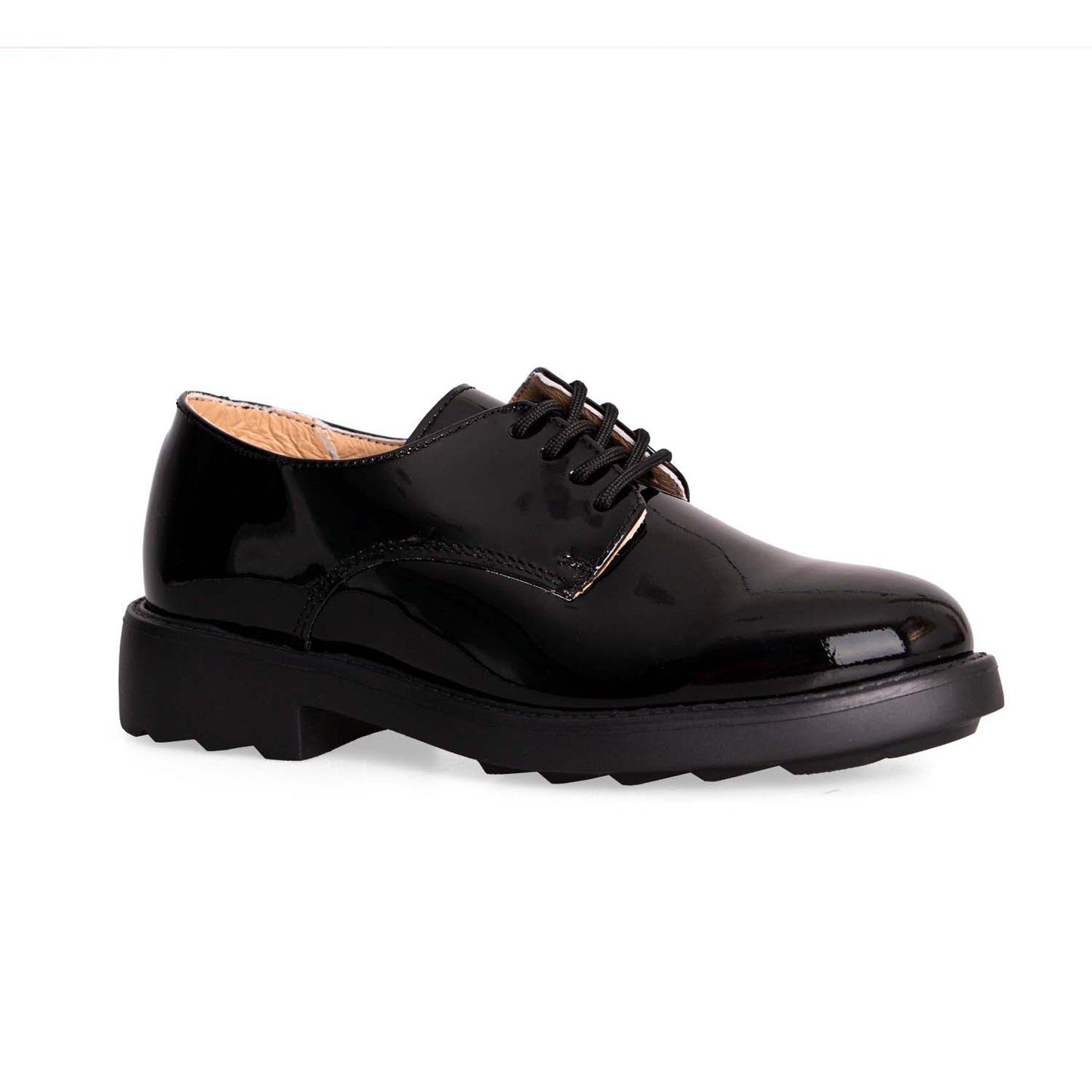 Zapato Escolar Casual para Niña - Fredha 802 Charol Negro