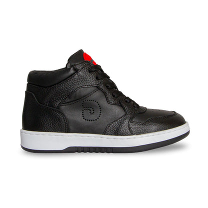 Tenis Piel Negro Aries 10008