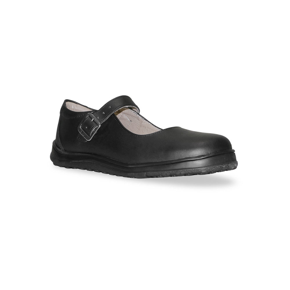 CALZADO ESCOLAR NIÑA NEGRO PIEL 1304