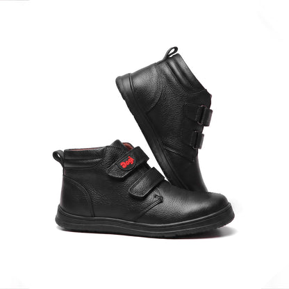 Calzado Escolar Negro Niño con Velcro 1306 Rhino