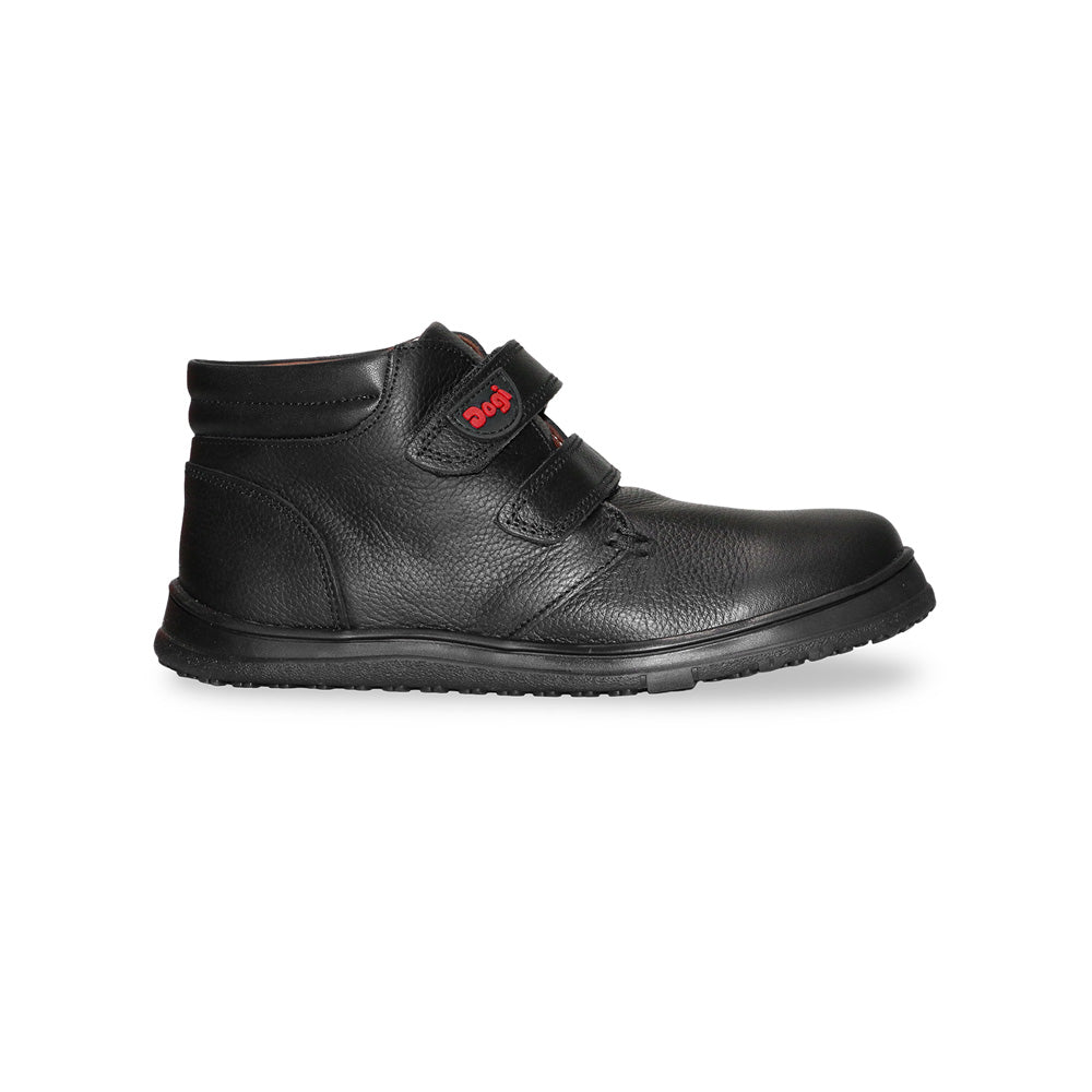 Calzado Escolar Negro Niño con Velcro 1306 Rhino