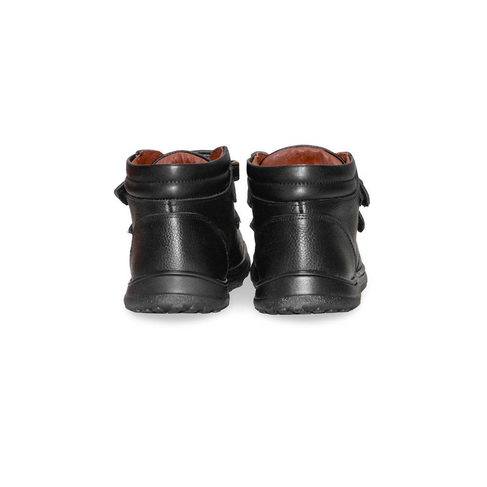 Calzado Escolar Negro Niño con Velcro 1306 Rhino