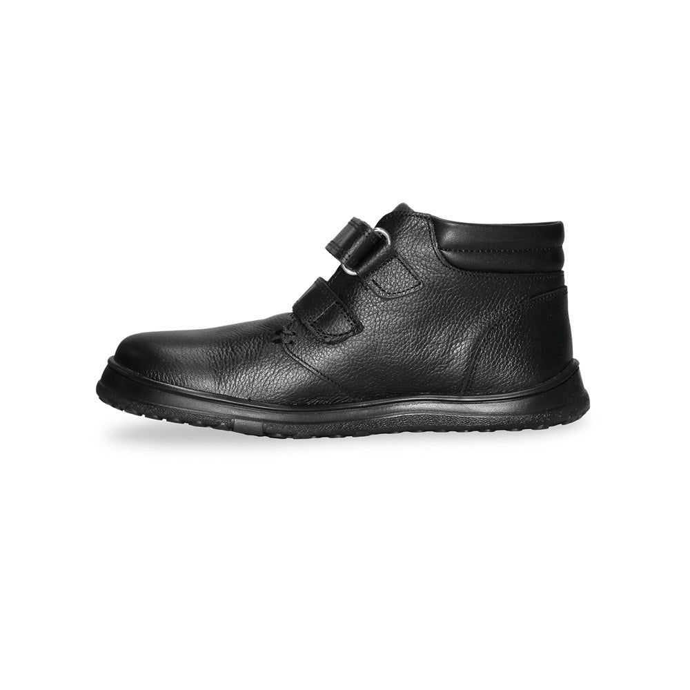 Calzado Escolar Negro Niño con Velcro 1306 Rhino