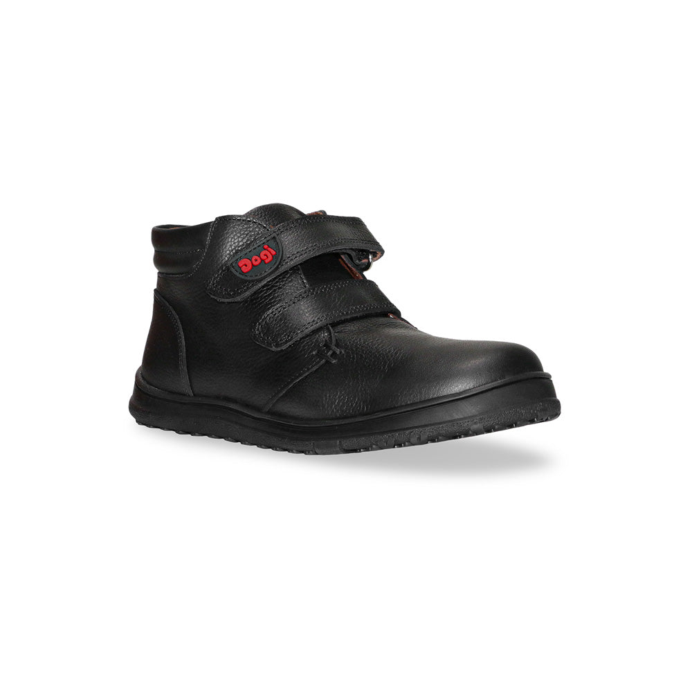 Calzado Escolar Negro Niño con Velcro 1306 Rhino