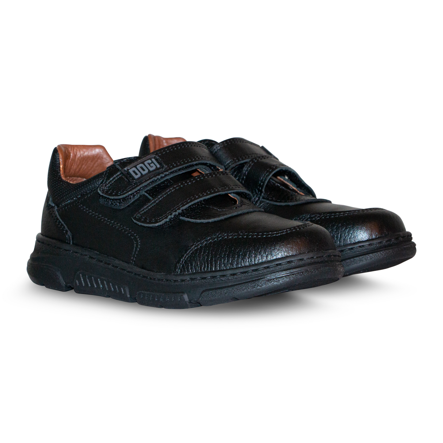 Zapato Piel Negro Strong 6340