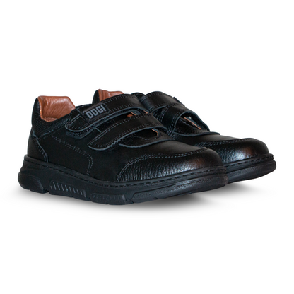 Zapato Piel Negro Strong 6340
