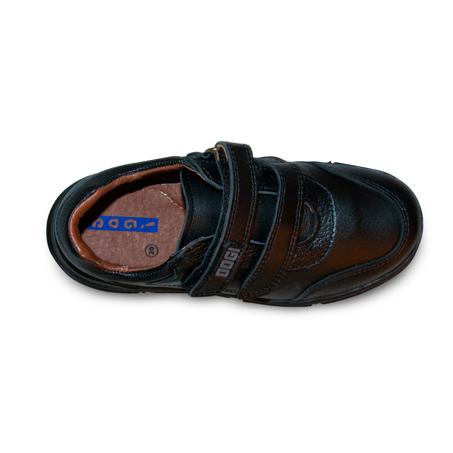 Zapato Piel Negro Strong 6340