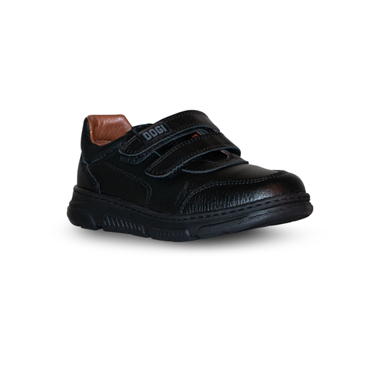 Zapato Piel Negro Strong 6340