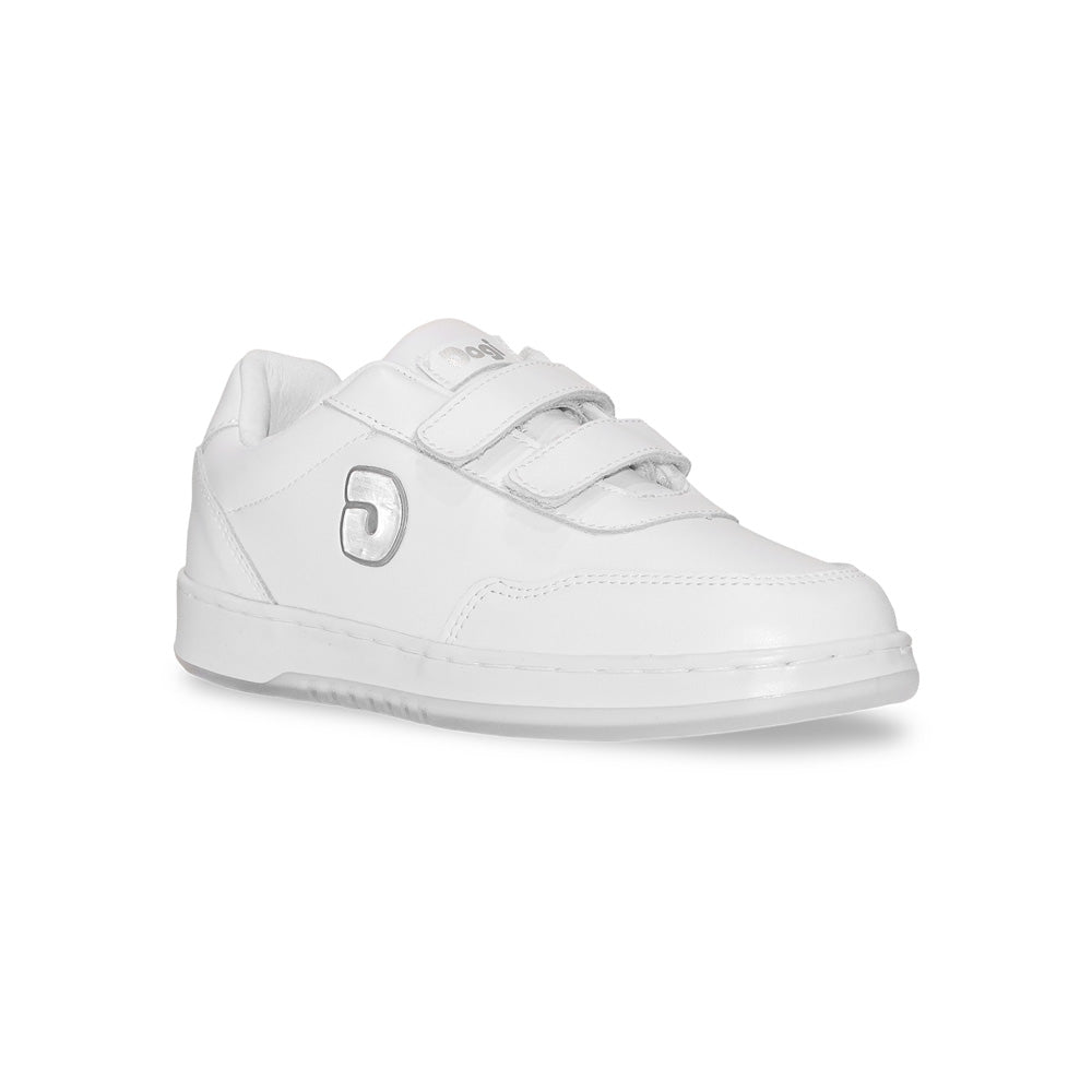 TENIS BLANCO CON VELCRO DE BOTA 7575