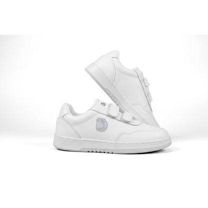 TENIS BLANCO CON VELCRO DE BOTA 7575