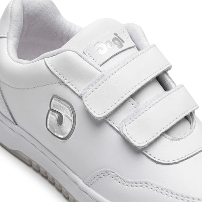 TENIS BLANCO CON VELCRO DE BOTA 7575