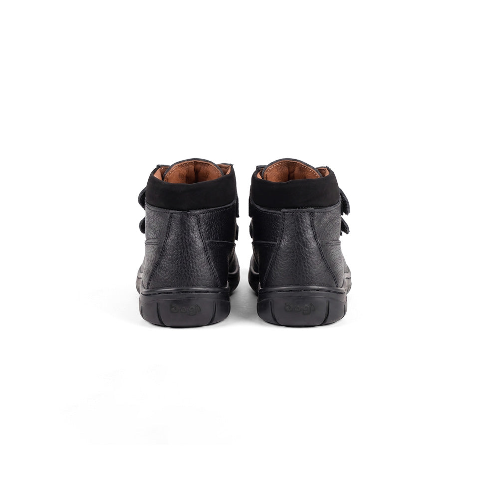 Botin Negro Escolar Velcro ALEX NIÑO 5016