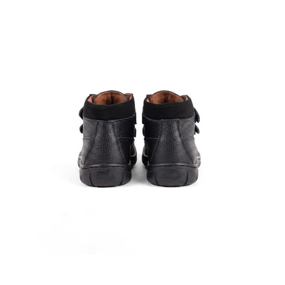 Botin Negro Escolar Velcro ALEX NIÑO 5016