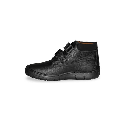 Botin Negro Escolar Velcro ALEX NIÑO 5016
