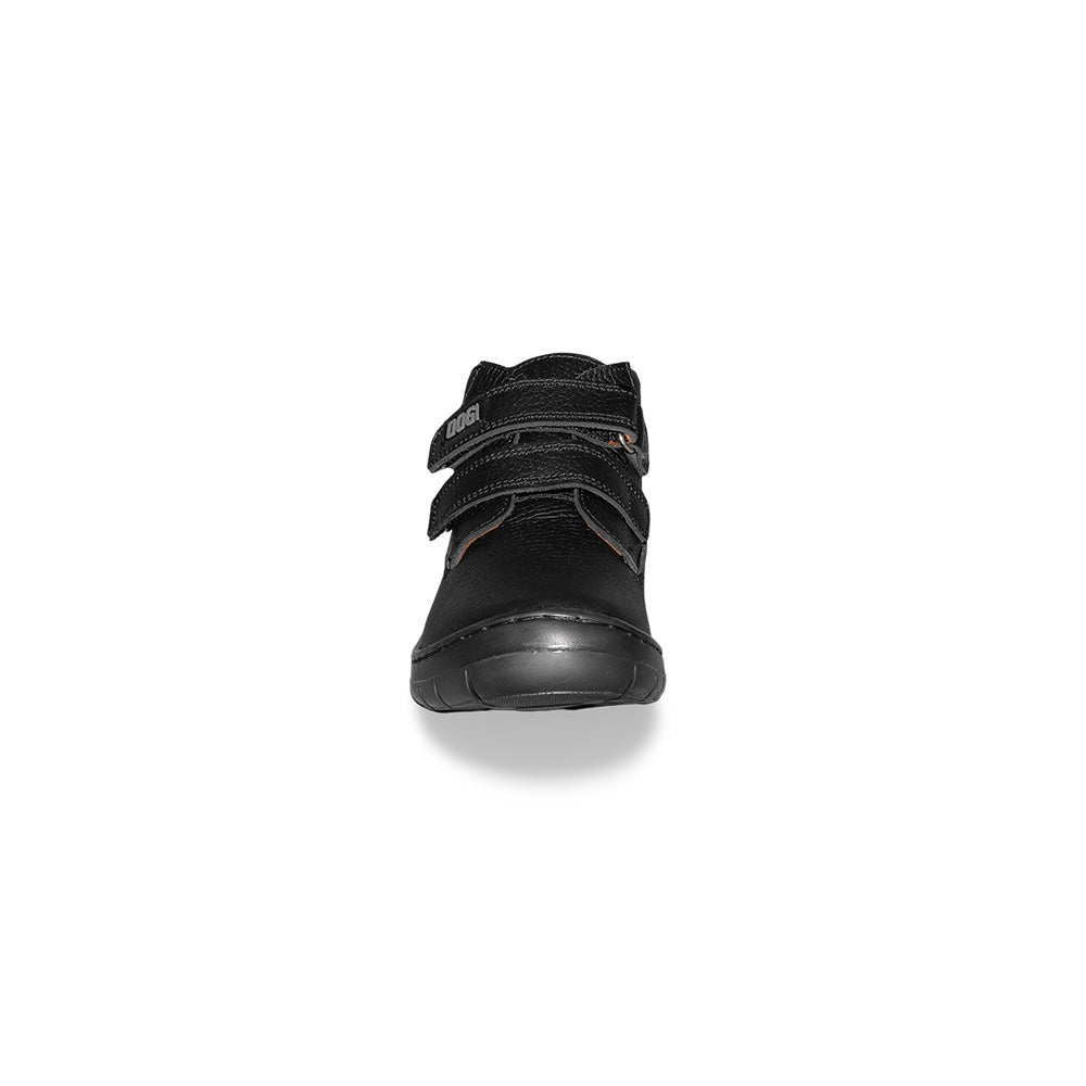 Botin Negro Escolar Velcro ALEX NIÑO 5016
