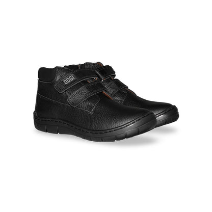 Botin Negro Escolar Velcro ALEX NIÑO 5016