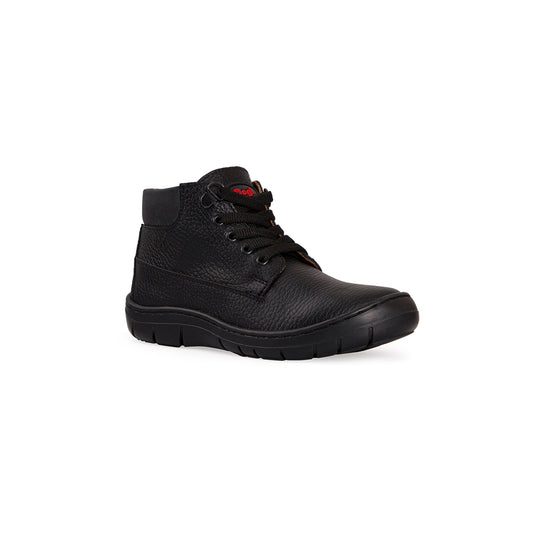 Botín Escolar Piel Negro ALEX NIÑO 5032