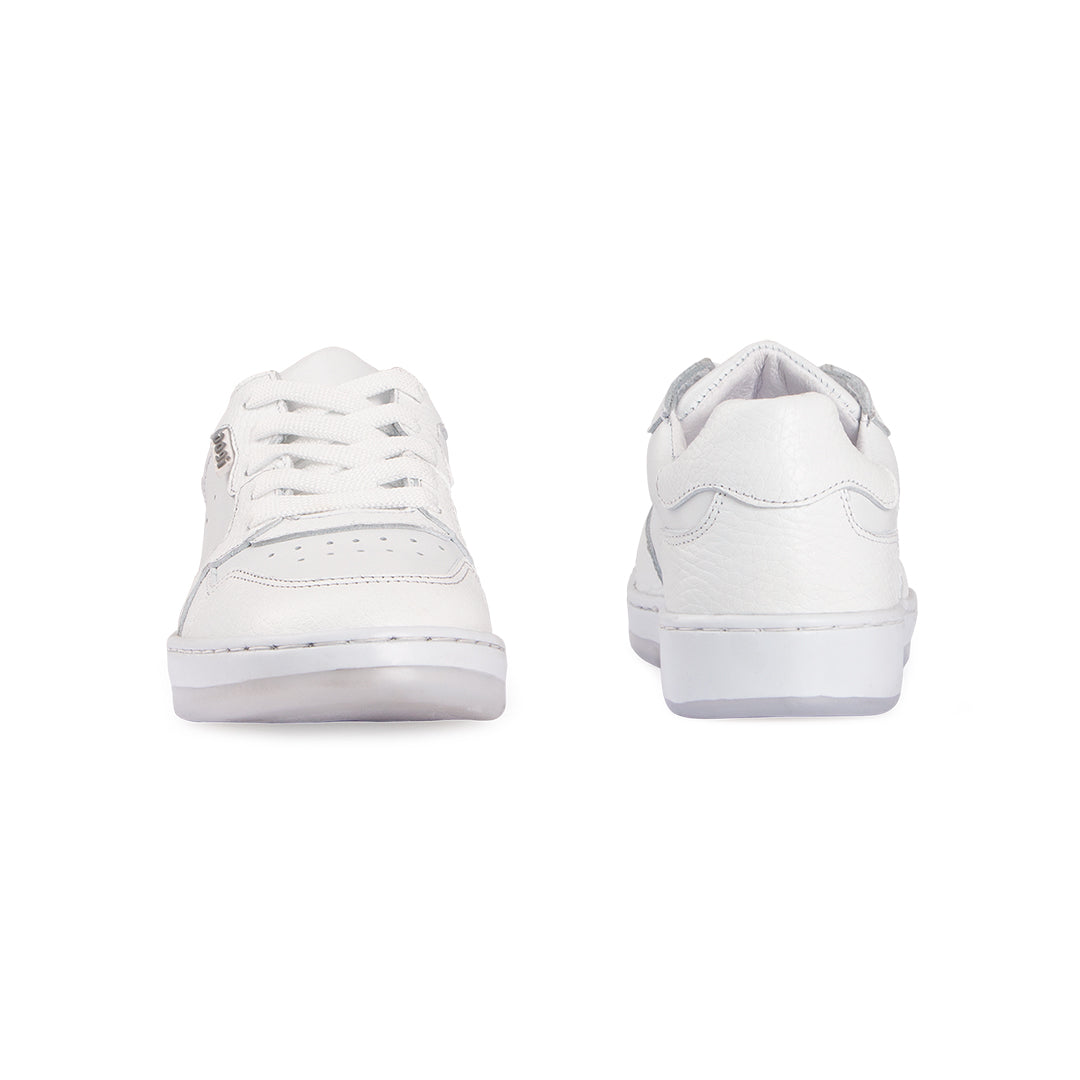 Tenis Piel Blanco Aries 10002