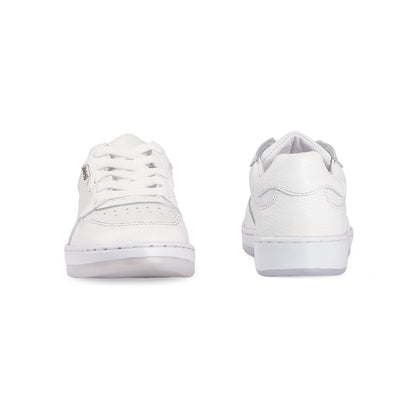 Tenis Piel Blanco Aries 10002