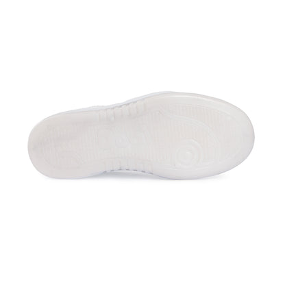 Tenis Piel Blanco Aries 10002