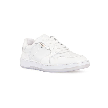 Tenis Piel Blanco Aries 10002