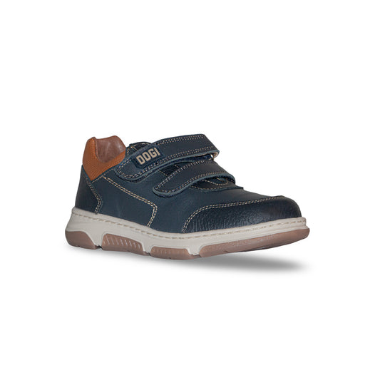 Zapato Piel Azul Strong 6340