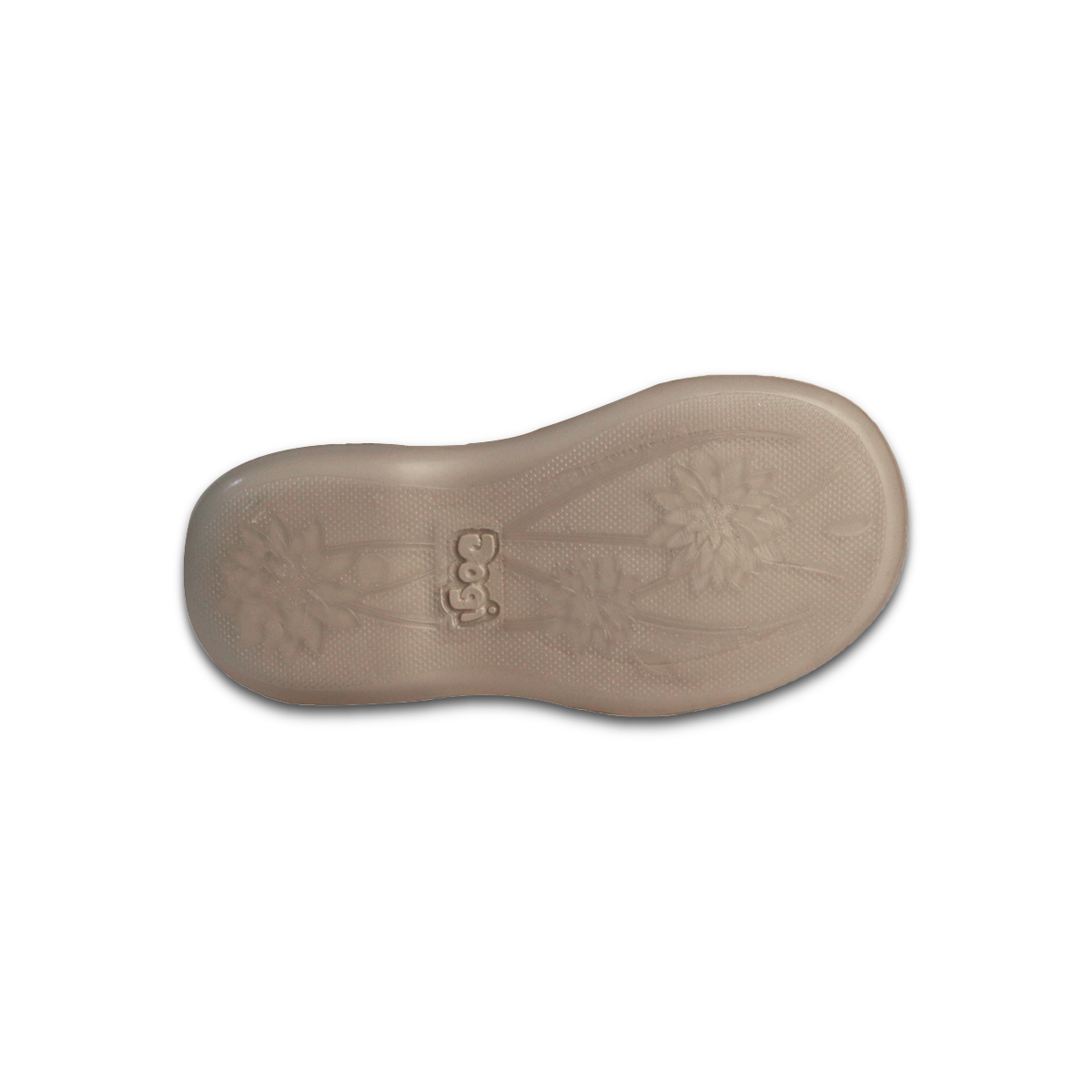 Zapato Bebe Charol Beige Piel Dogi con belcro Antideslizante marca 7710