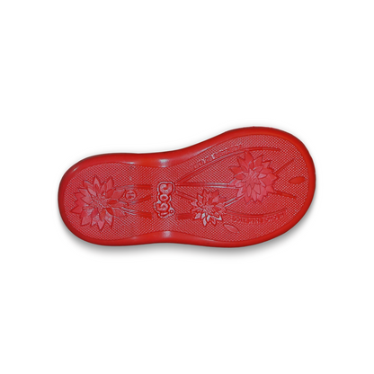 Zapato Bebe Charol Rojo Piel con belcro Antideslizante marca Dogi 7710