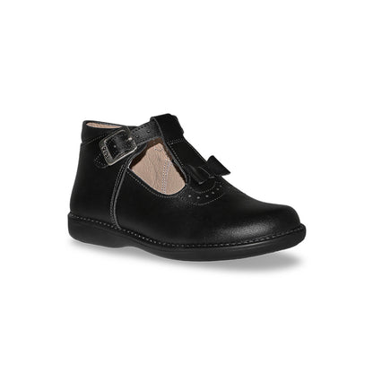 Calzado Escolar Piel Negro Niña MONIQUE 728