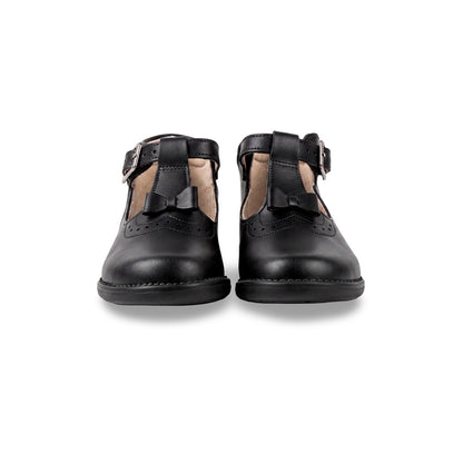 Calzado Escolar Piel Negro Niña MONIQUE 728