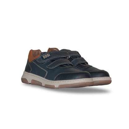 Zapato Piel Azul Strong 6340
