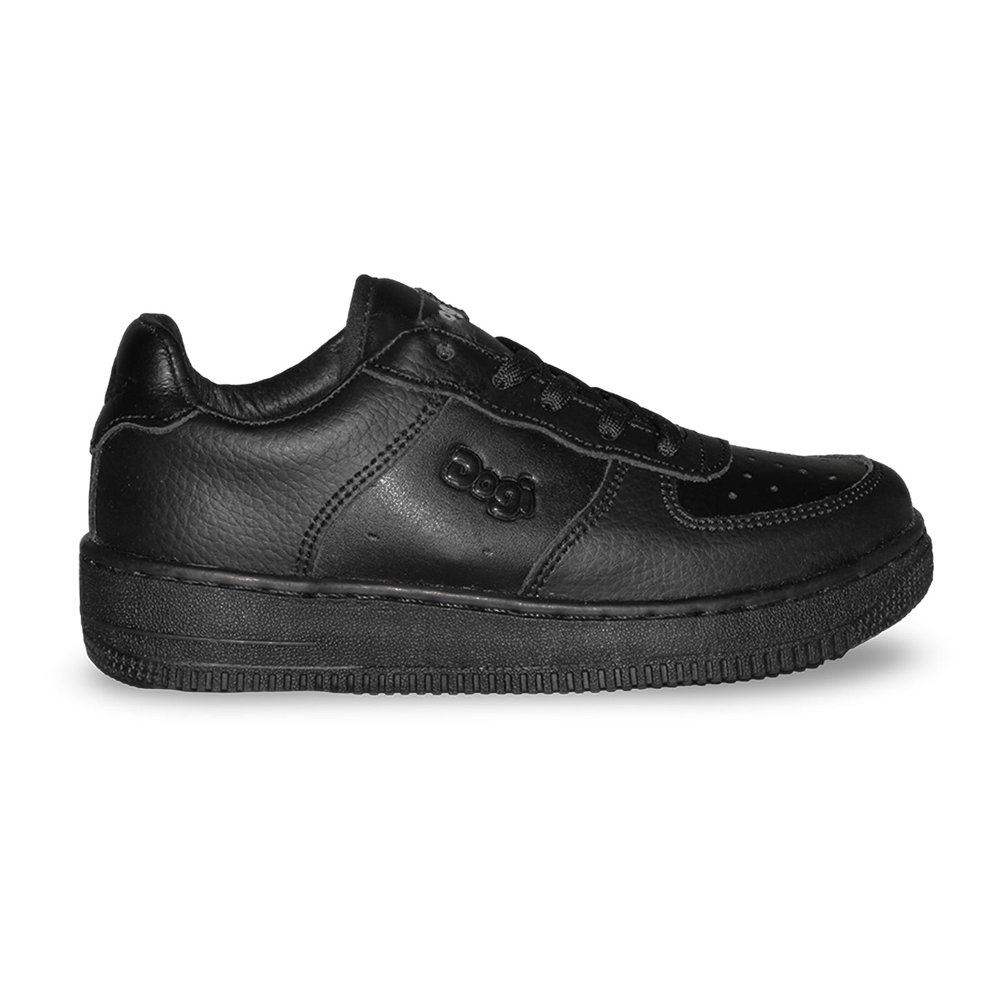 Tenis Negro de Piel Urbano marca Dogi 7243