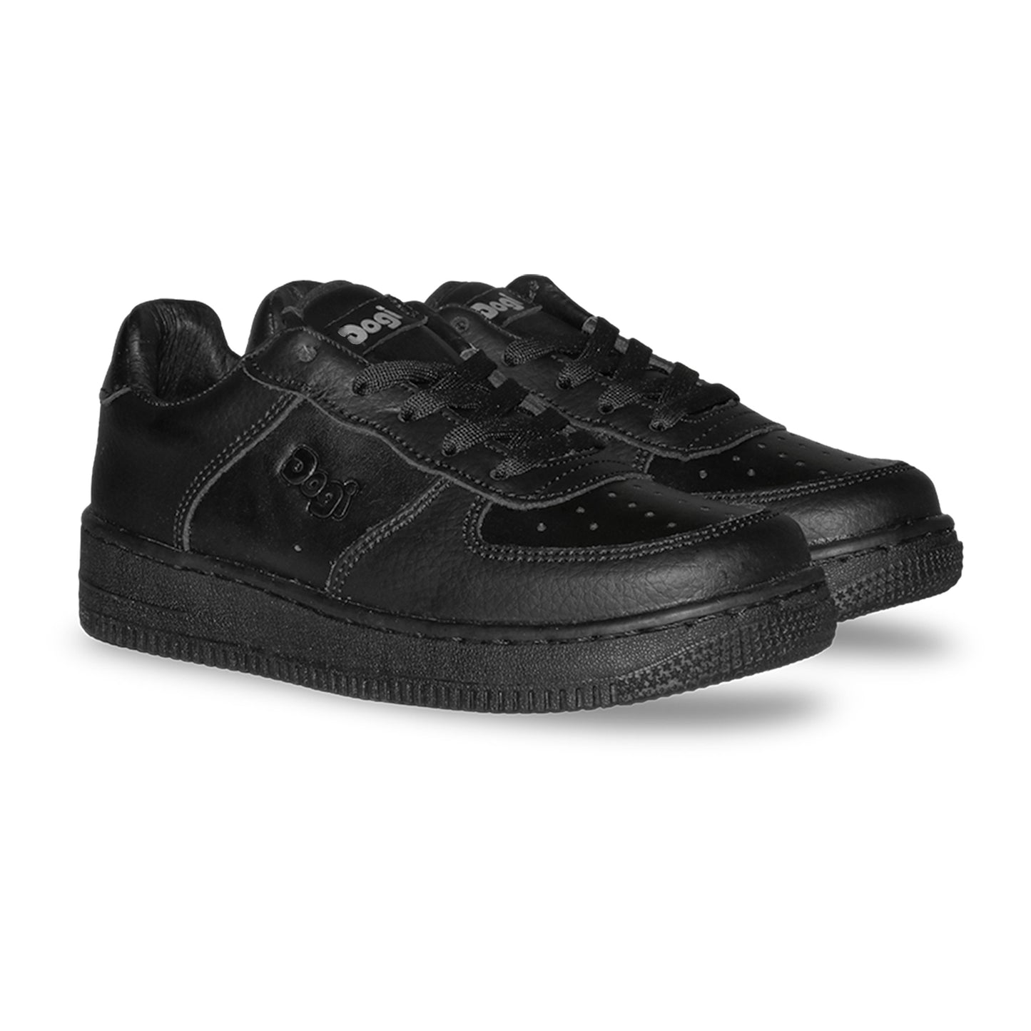 Tenis Negro de Piel Urbano marca Dogi 7243
